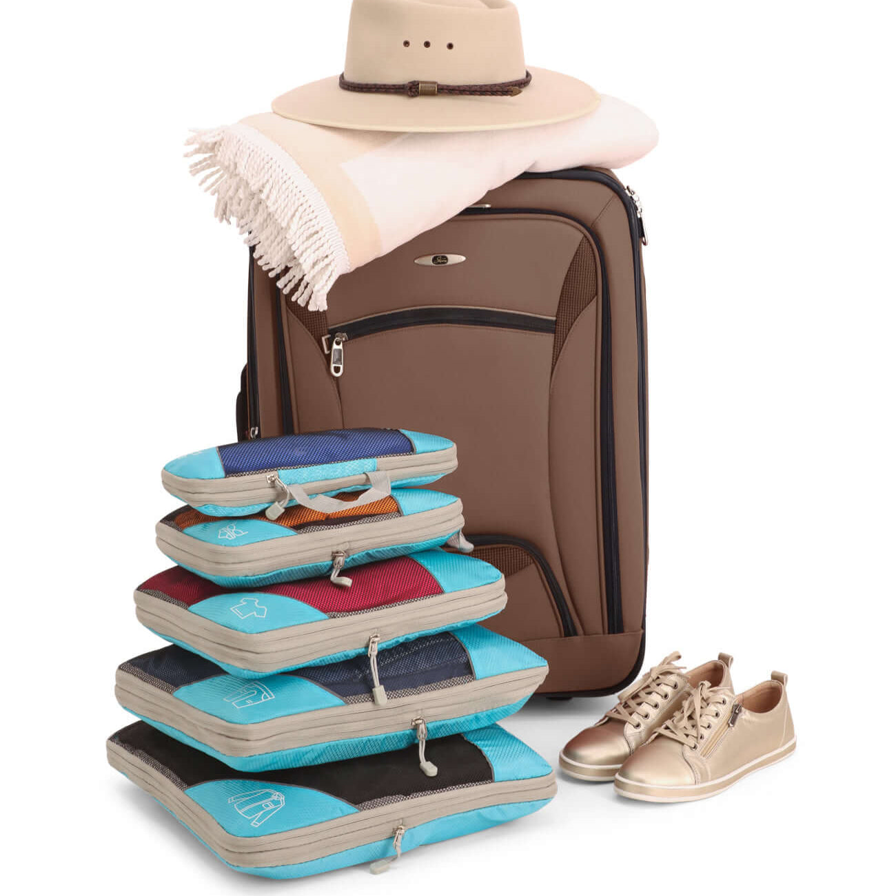 Pack ComfortCube – 5 Cubes de Compression pour Gagner de la Place