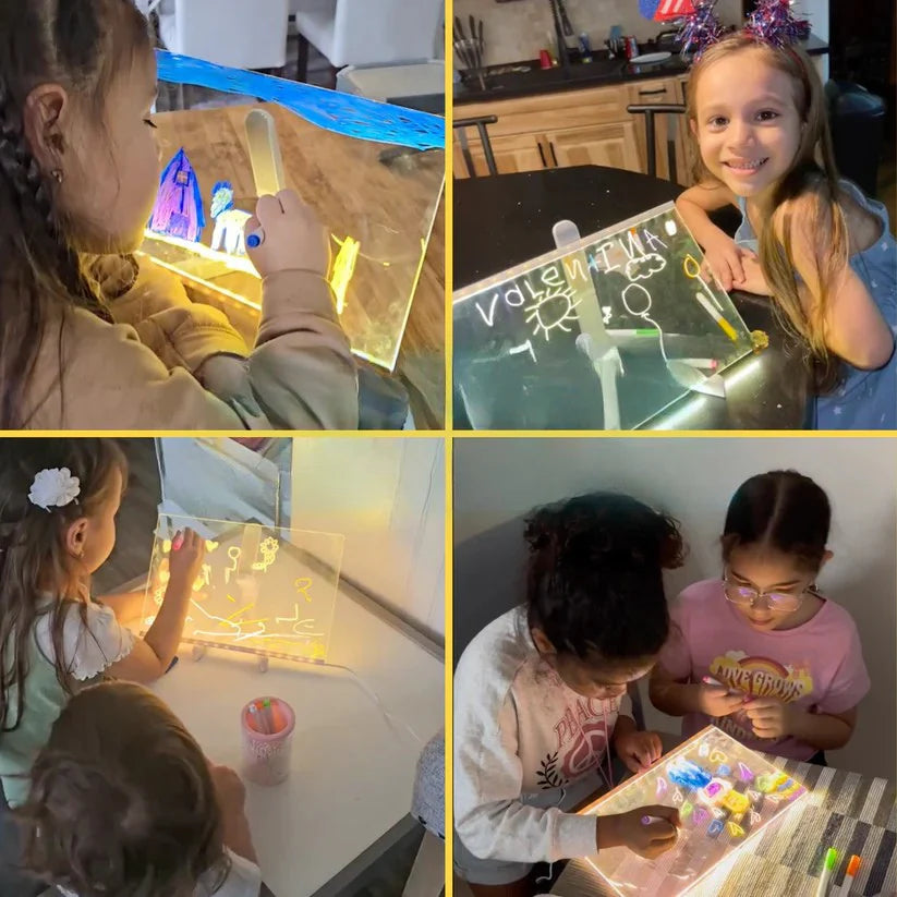 Tablette MagicLight – Dessine en lumière, développe l’imaginaire