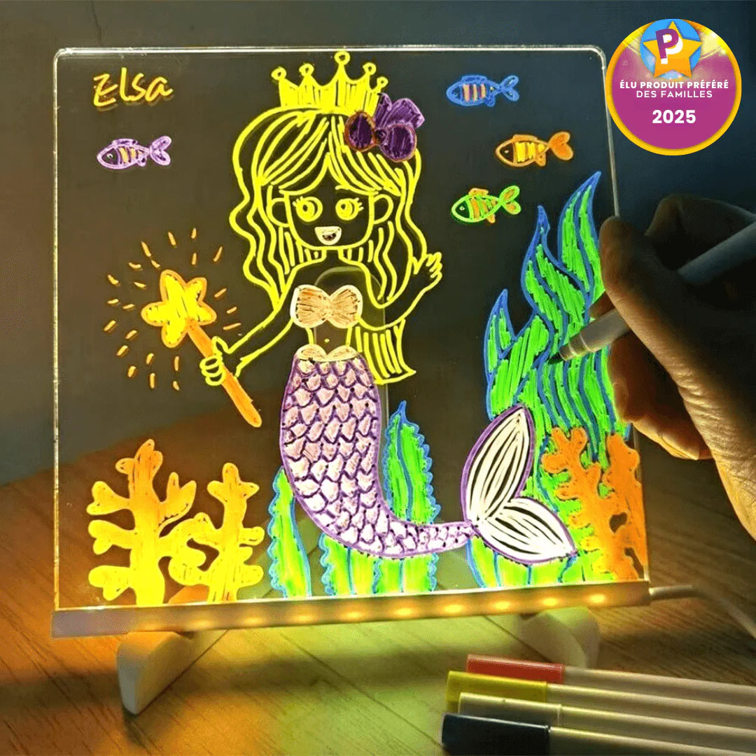 Tablette MagicLight – Dessine en lumière, développe l’imaginaire