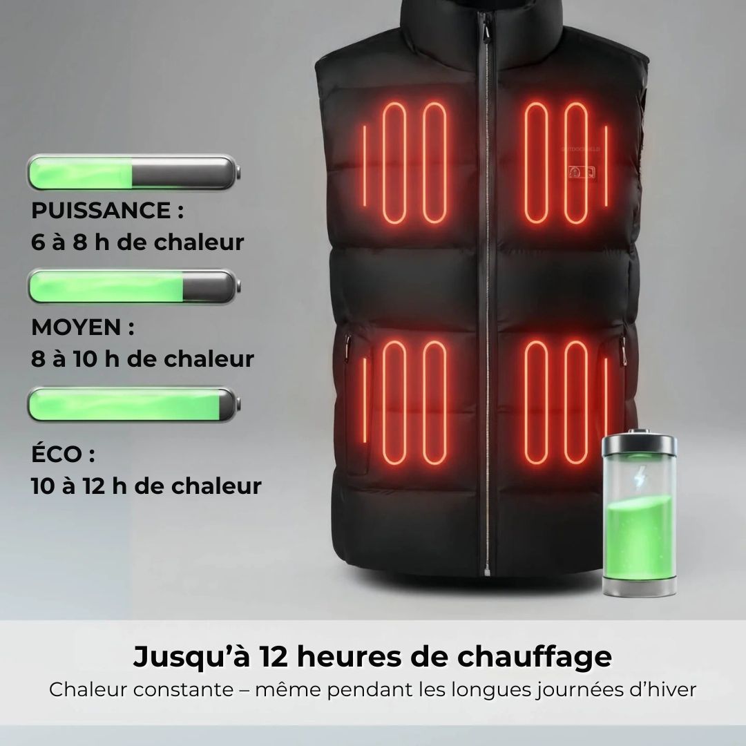 SmartHeat™ – Gilet chauffant pour un hiver au chaud, même dehors