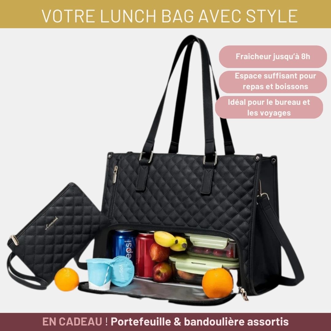 Sac Lunch Élégant – Transportez vos repas avec style