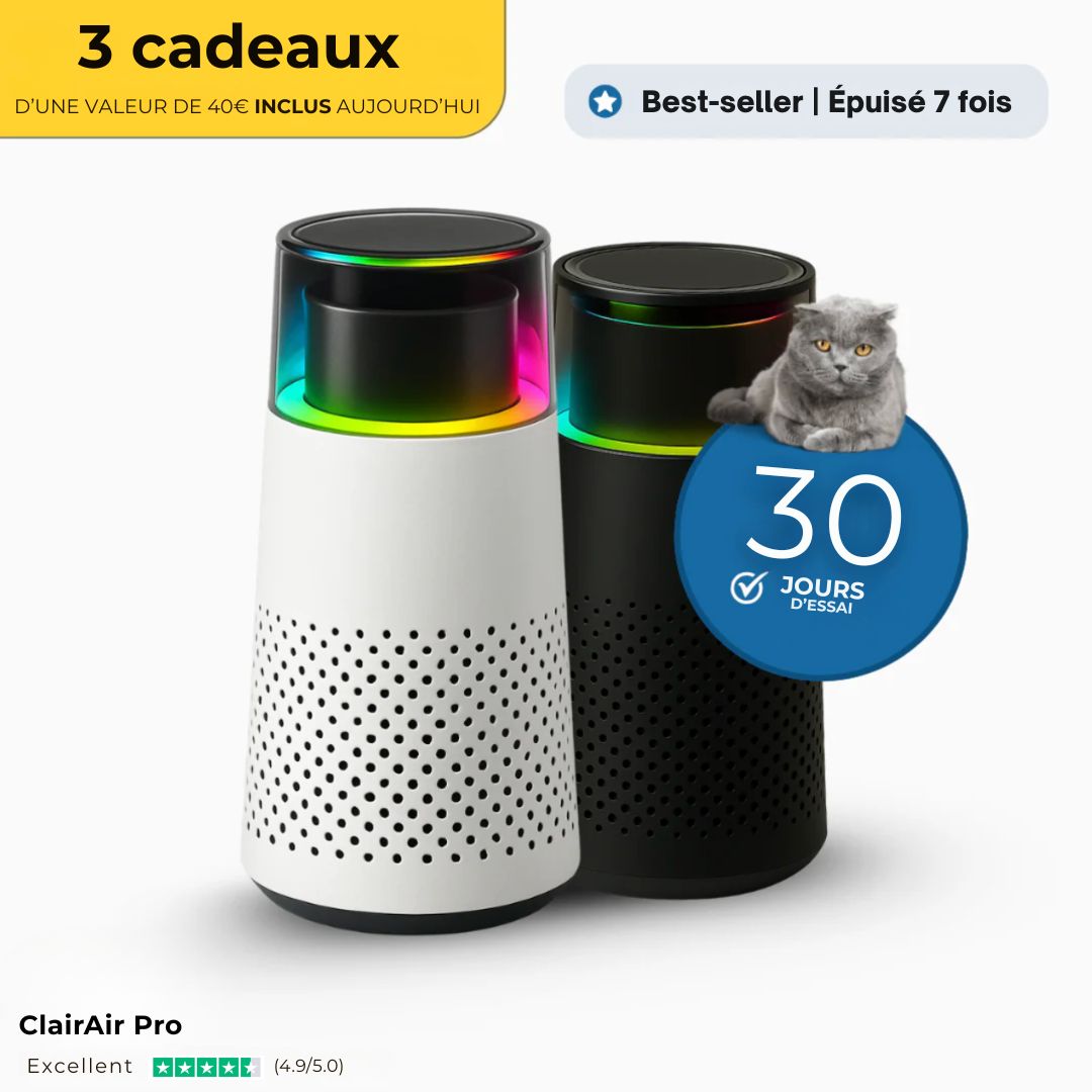 ClairAir Pro – Purificateur d’air compact pour une maison saine