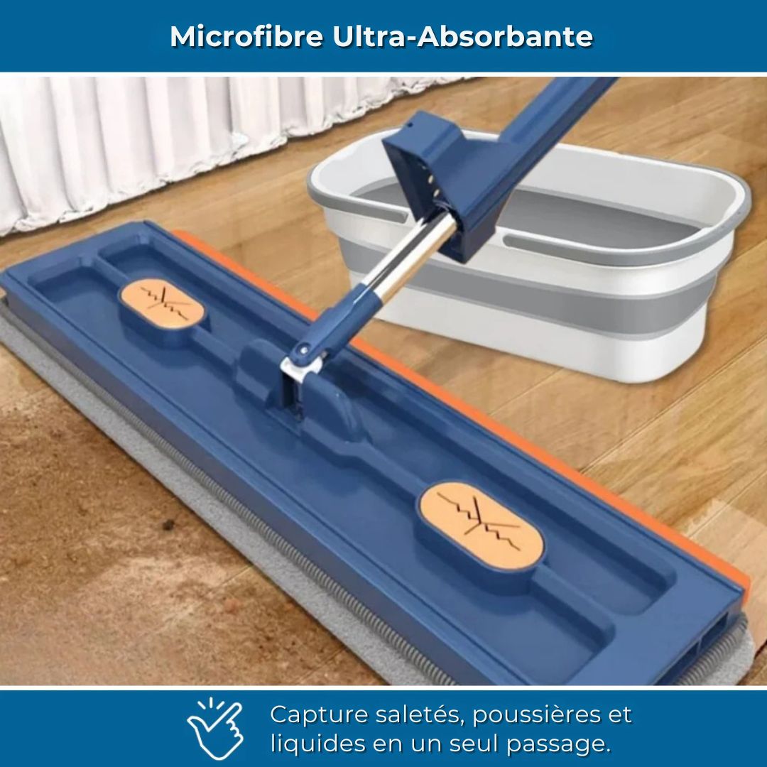 Balai rotatif essoreur – Nettoyage rapide sans effort