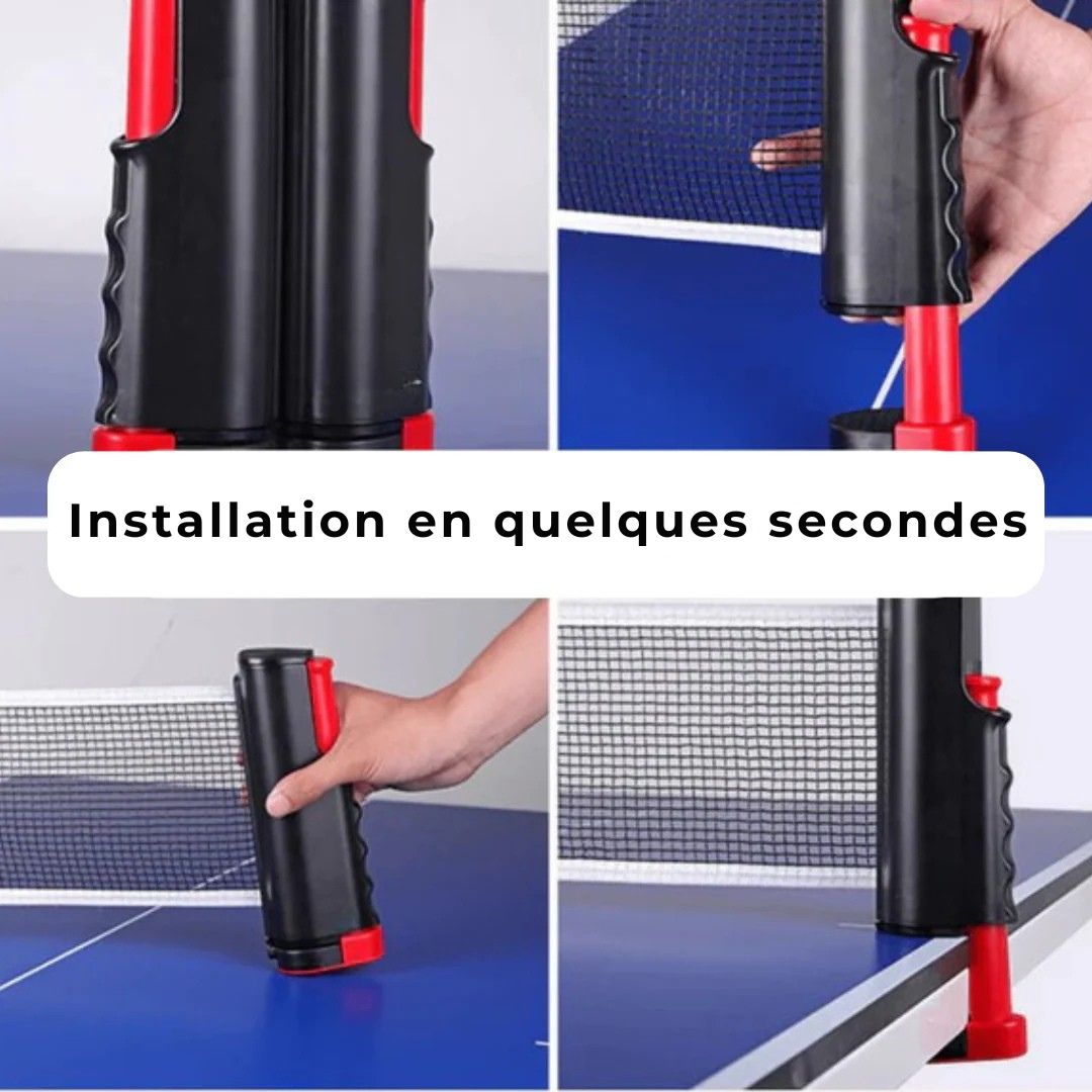 Set Ping Pong FlexiNet – Transformez n’importe quelle table en terrain de jeu