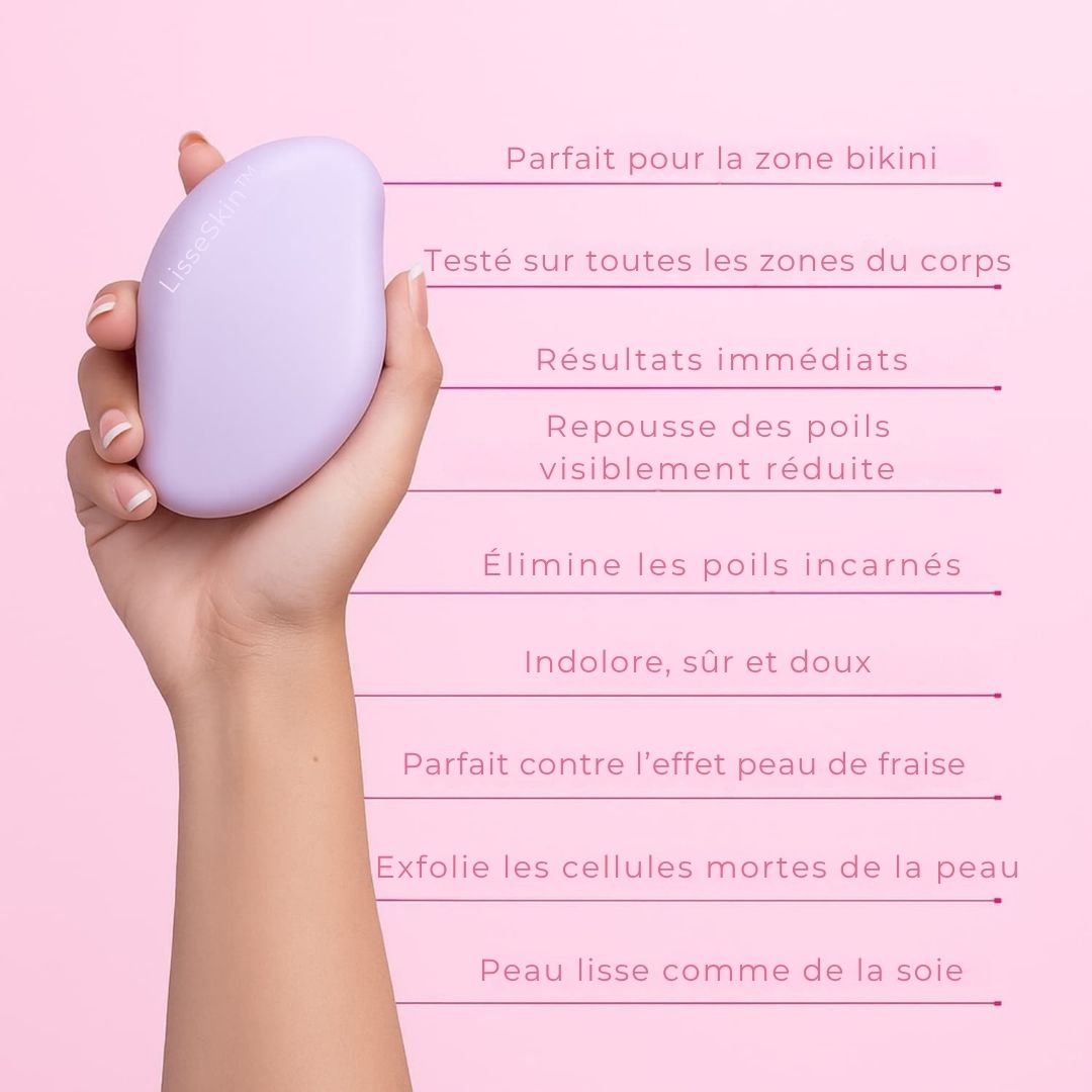Épilateur LisseSkin – Douceur instantanée, sans douleur
