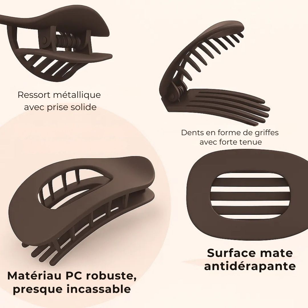 Pinces à cheveux confort – Maintenez vos coiffures sans tirer ni glisser