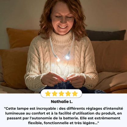 Lampe de Cou CraftLight – Lumière ciblée & Confort Mains Libres
