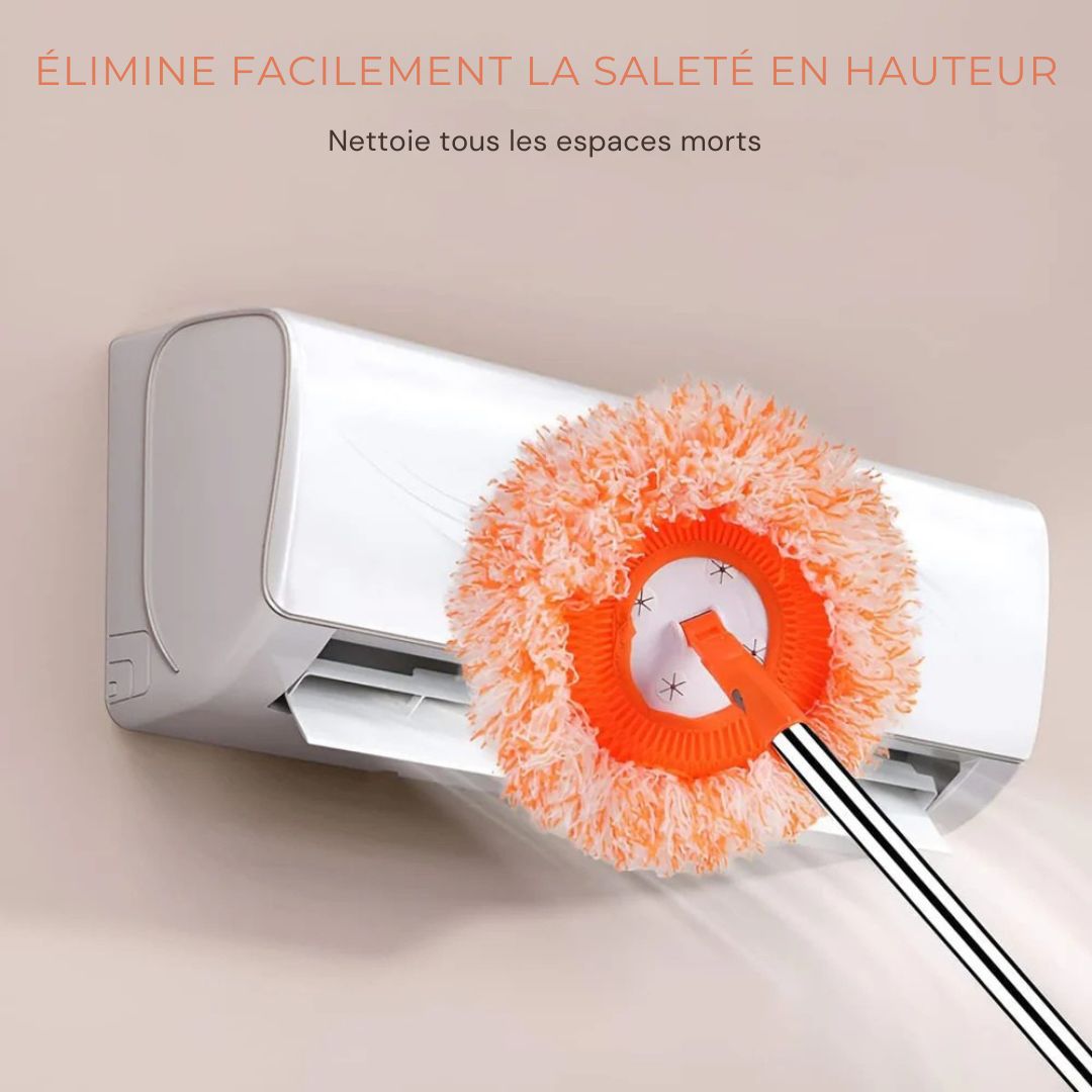 Mop Rotatif Magique – Nettoyez sans effort, jusque dans les moindres recoins