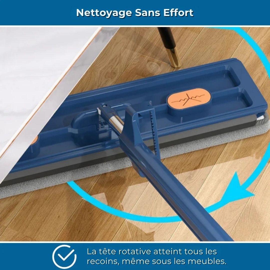 Balai rotatif essoreur – Nettoyage rapide sans effort