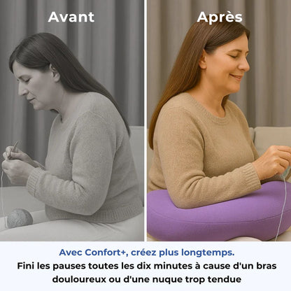 Coussin Ergonomique Confort+ – Détente et Confort pour Vos Moments Créatifs