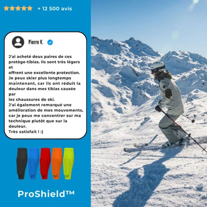 Protections de tibias ProShield™ – Le confort et la sécurité sur les pistes