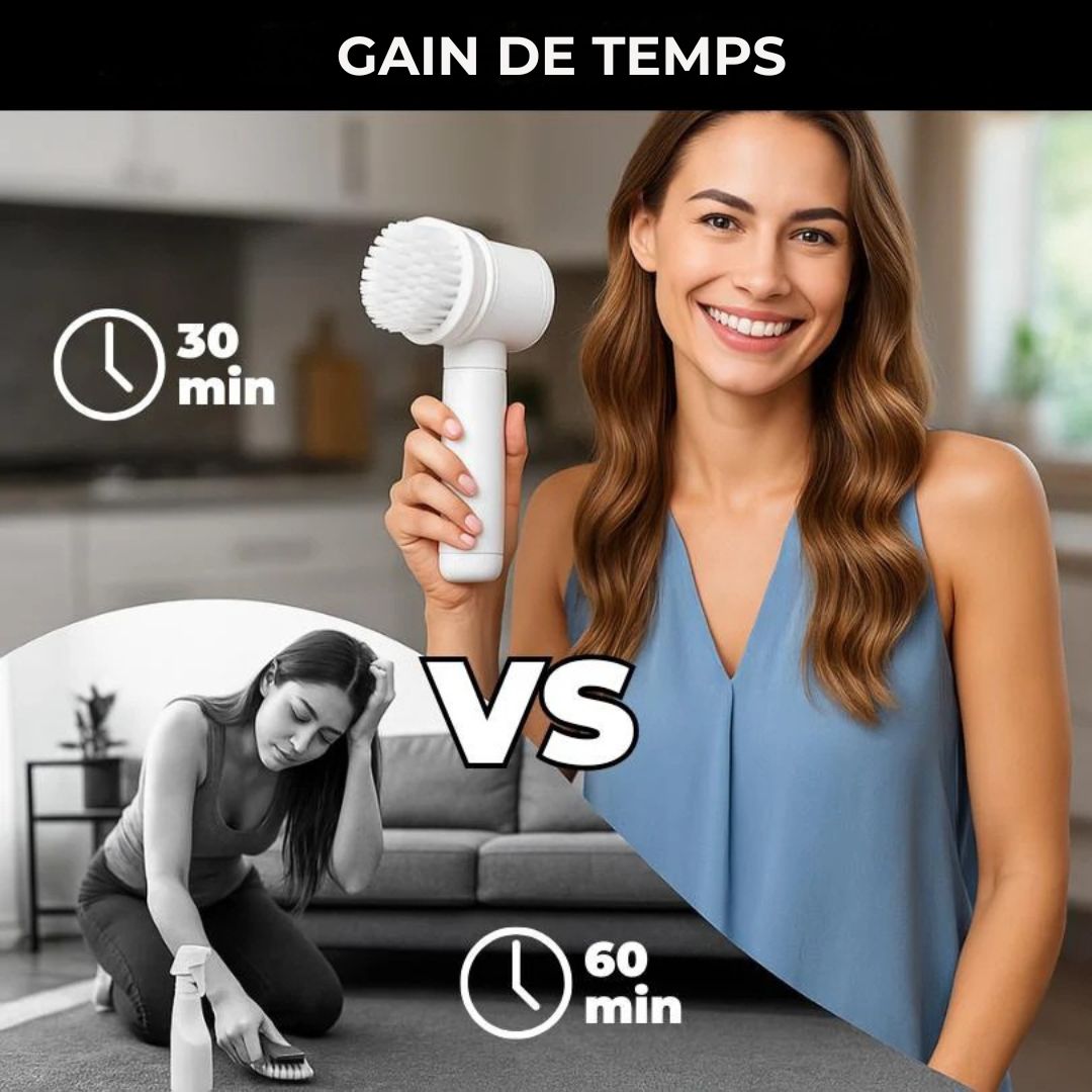 Brosse Électrique Rotative – Le nettoyage sans effort, rapide et précis