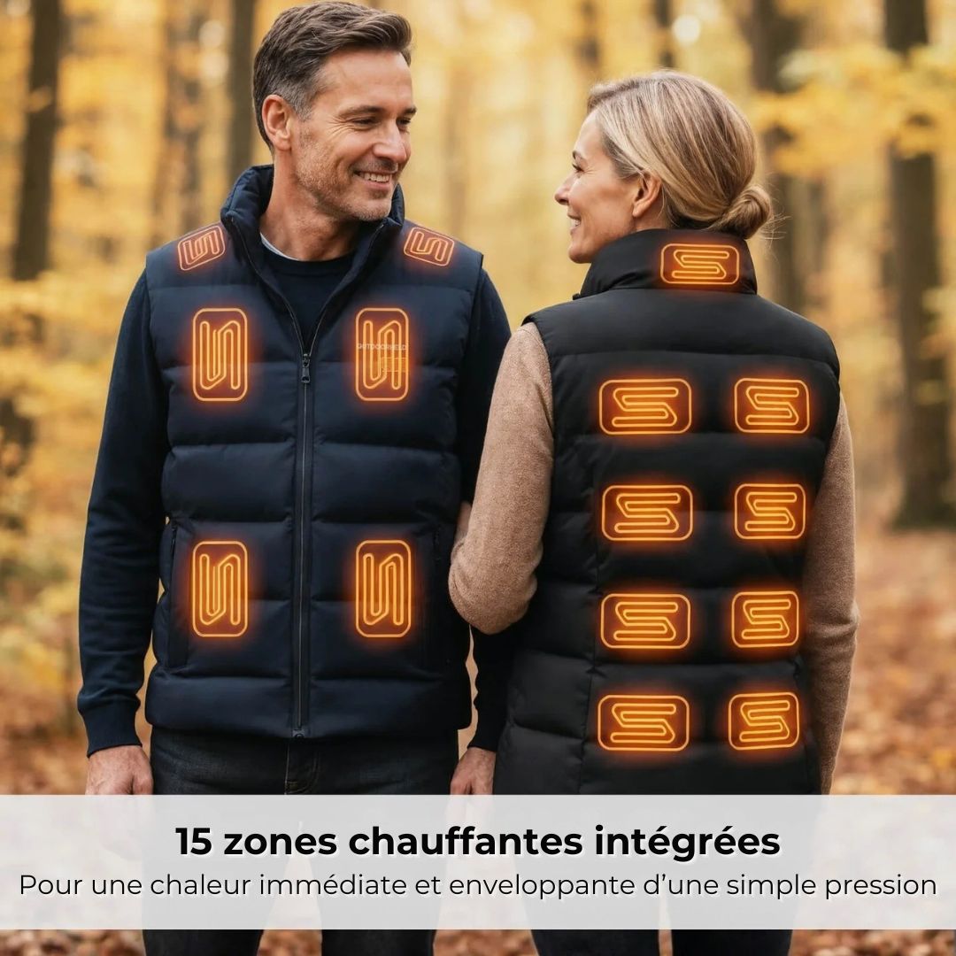 SmartHeat™ – Gilet chauffant pour un hiver au chaud, même dehors