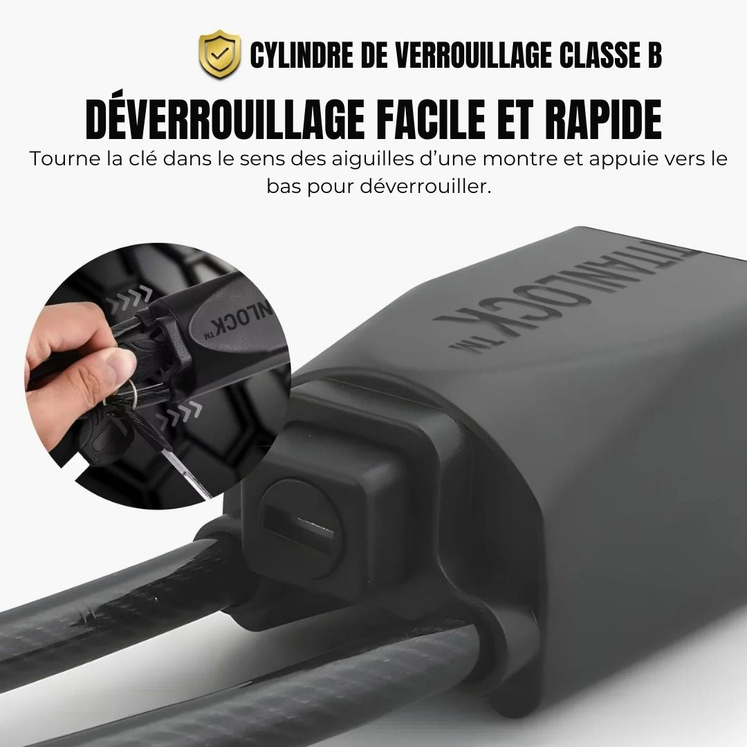 TITANLOCK™– Bloquez votre volant, protégez votre véhicule en un geste