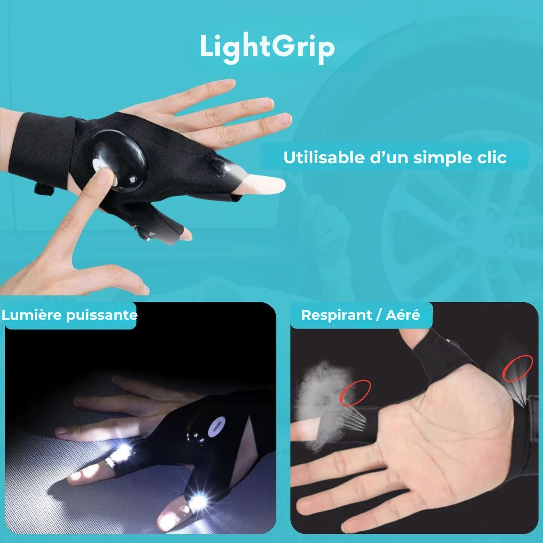LightGrip – Éclairez précisément, gardez les mains libres