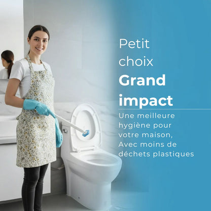 Brosse WC Écologique – Un nettoyage impeccable, sans microbes ni effort