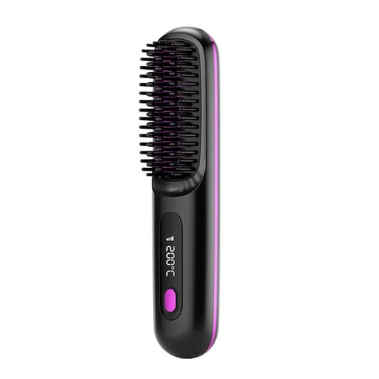 Brosse Luvera – Coiffez, lissez et bouclez, où que vous soyez