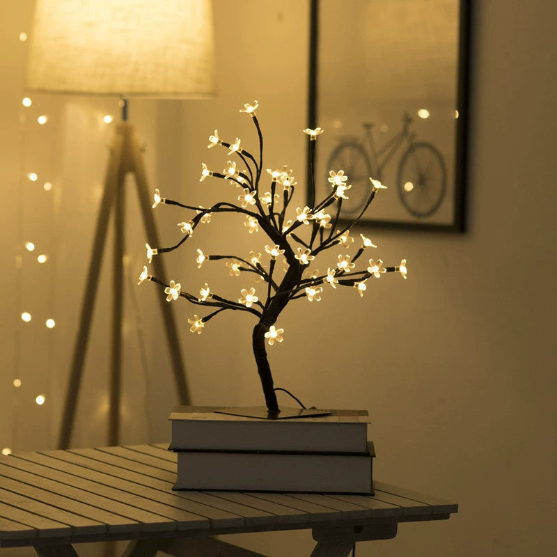 Bonsaï Lumineux – Arbre Fleuri LED