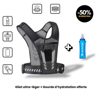 Gilet de running ultra-léger – Courez libre, restez hydraté