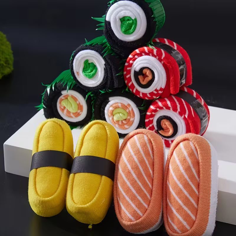 Chaussettes Sushi – Un style gourmand pour vos pieds