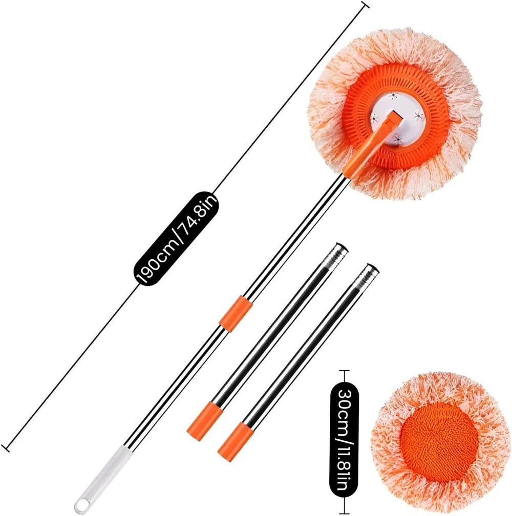 Mop Rotatif Magique – Nettoyez sans effort, jusque dans les moindres recoins