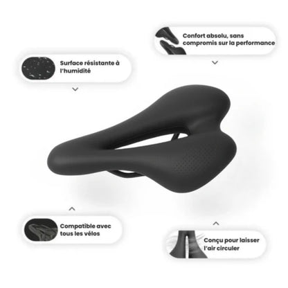 SelleAlpine 3.0 – Pédalez plus loin sans douleur